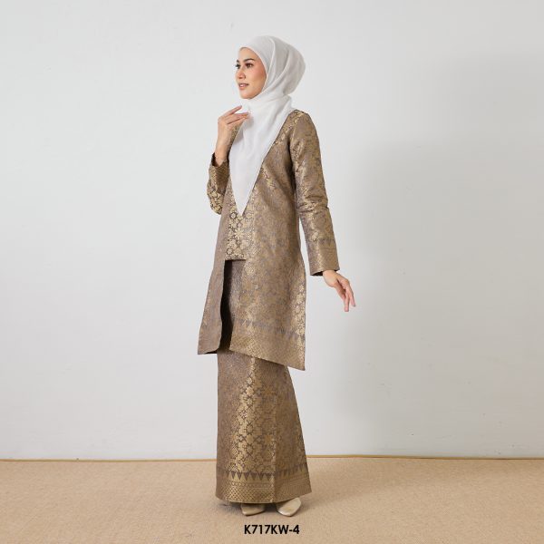 Kebaya Wilda in Wood Brown (K717KW-4) - Image 3