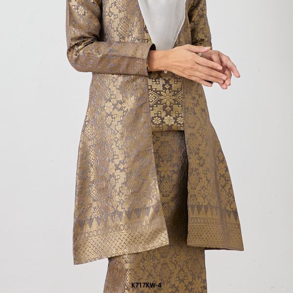 Kebaya Wilda in Wood Brown (K717KW-4) - Image 2