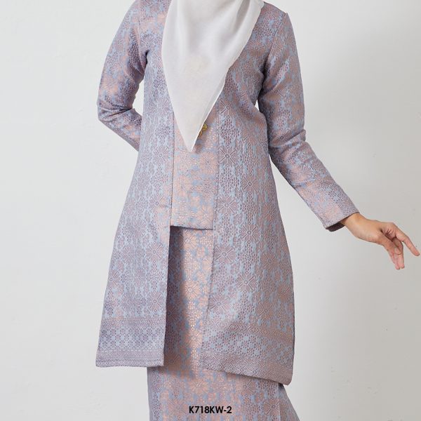 Kebaya Wilda in Soft Blue (K718KW-2) - Image 2