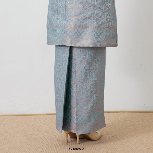 Kebaya Wilda in Turquoise Blue (K718KW-3) - Image 4