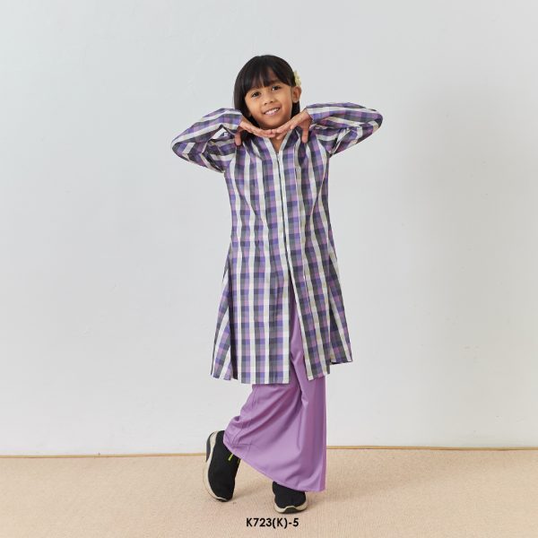 Kebarung Kalthom 2.0 Scallop Kids in Orchid (K723(K)-5) - Image 3