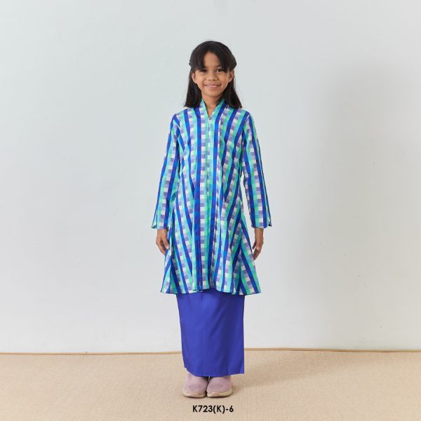 Kebarung Kalthom 2.0 Scallop Kids in Indigo (K723(K)-6)