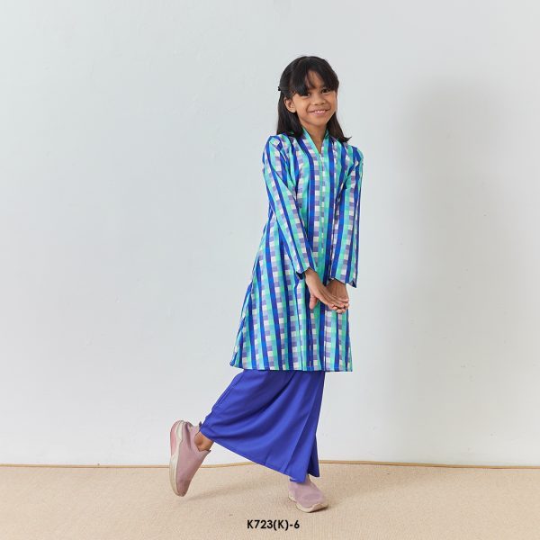 Kebarung Kalthom 2.0 Scallop Kids in Indigo (K723(K)-6) - Image 2