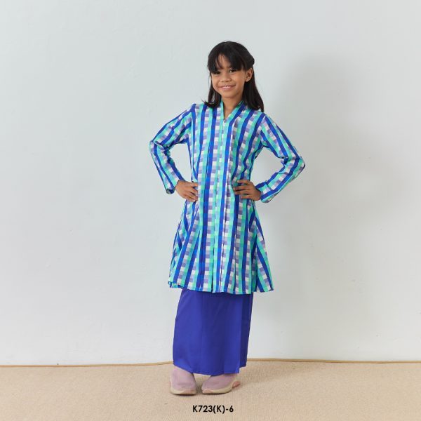 Kebarung Kalthom 2.0 Scallop Kids in Indigo (K723(K)-6) - Image 3