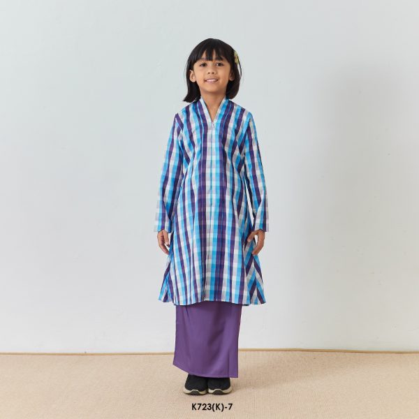 Kebarung Kalthom 2.0 Scallop Kids in Violet (K723(K)-7)