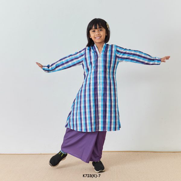 Kebarung Kalthom 2.0 Scallop Kids in Violet (K723(K)-7) - Image 3