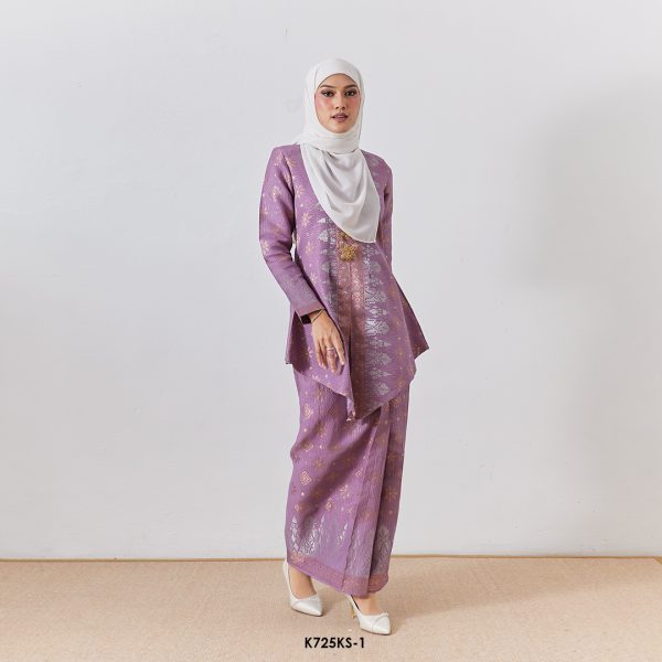 Kebaya Saloma in Mauve (K725KS-1) - Image 3