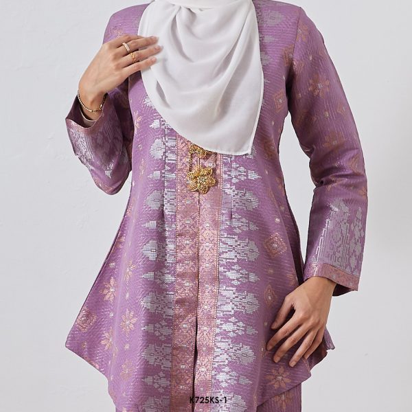 Kebaya Saloma in Mauve (K725KS-1) - Image 2