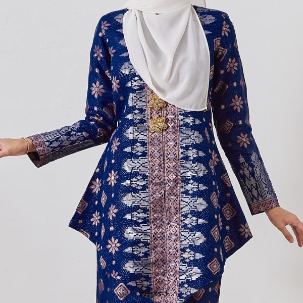 Kebaya Saloma in Midnight Blue (K725KS-3) - Image 2