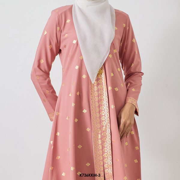 Kebarung Kalthom Glitter in Coral Pink (K736KKM-3) - Image 2