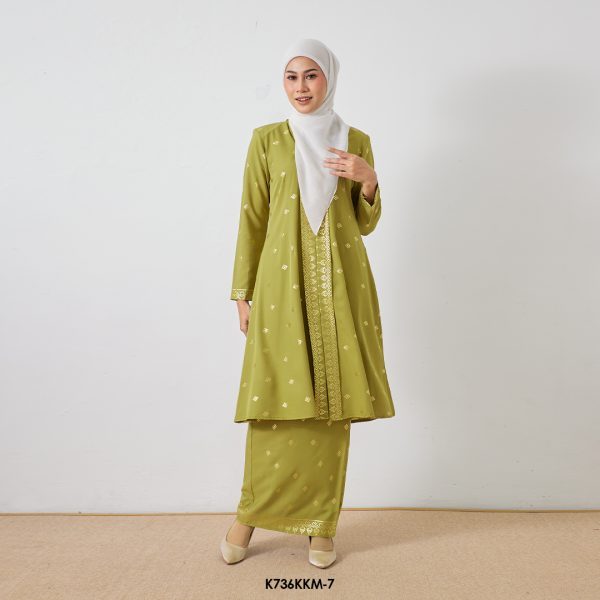 Kebarung Kalthom Glitter in Light Olive (K736KKM-7)