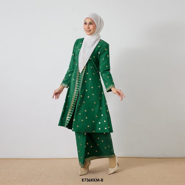 Kebarung Kalthom Glitter in Bottle Green (K736KKM-8) - Image 3