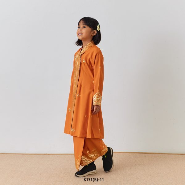 Kebarung Kalthom Glitter Kids in Tangerine (K191(K)-11) - Image 2