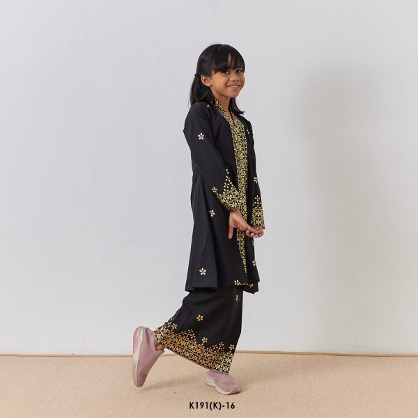 Kebarung Kalthom Glitter Kids in Black (K191(K)-16) - Image 2