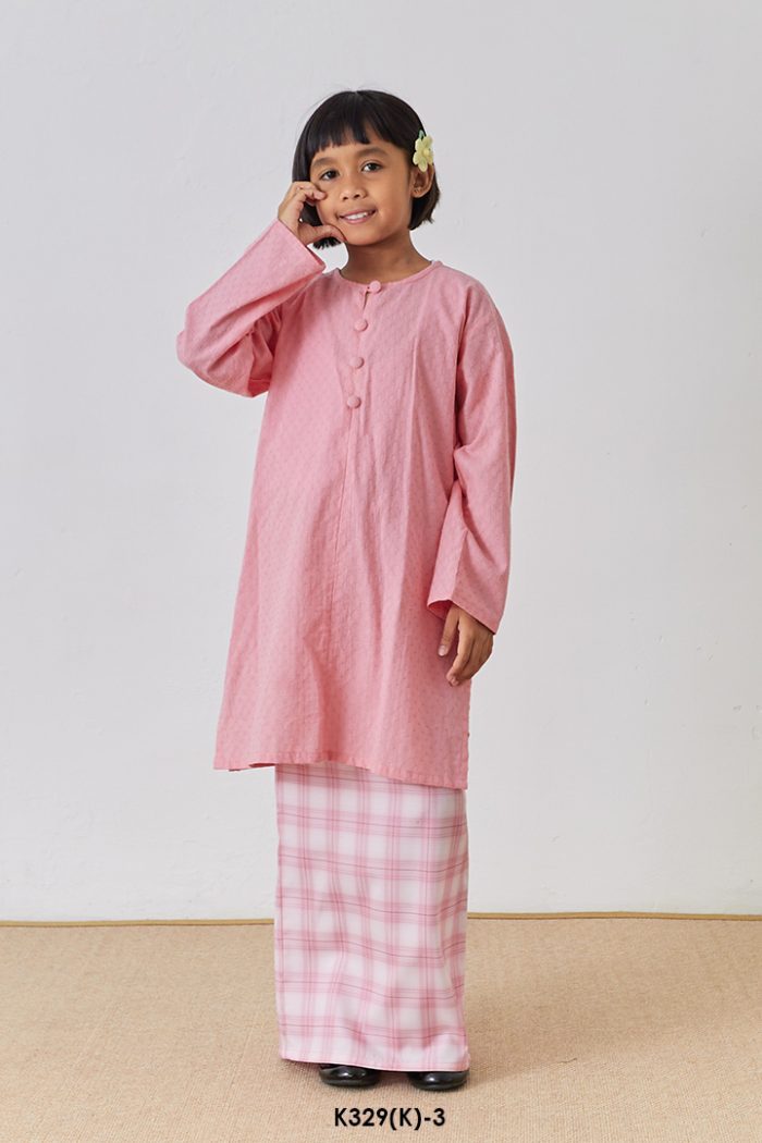 Rosie Kurung Kids in Pink (K329(K)-3)