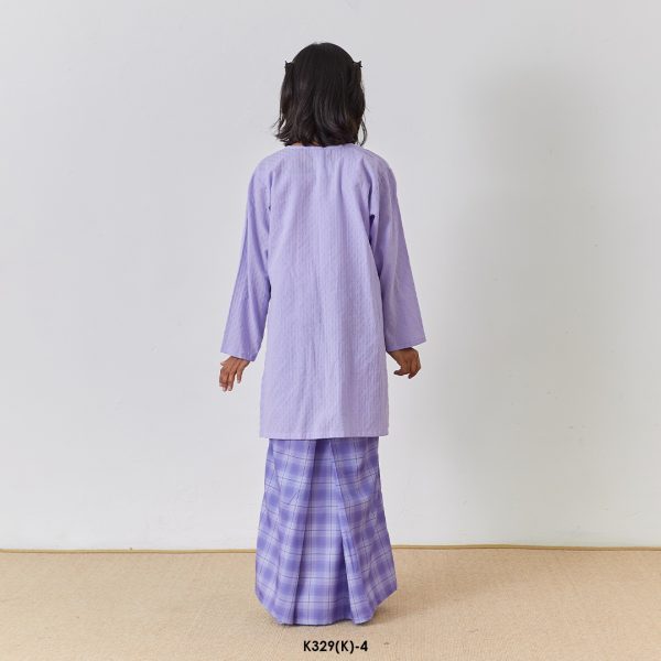 Rosie Kurung Kids in Lavender (K329(K)-4) - Image 4