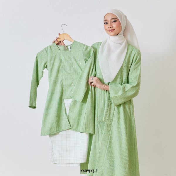 Kebaya Wilda 2.0 Kids in Mint (K609(K)-1)