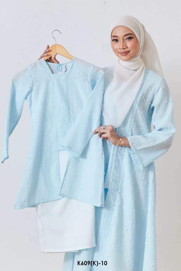 Kebaya Wilda 2.0 Kids in Baby Blue (K609(K)-10)