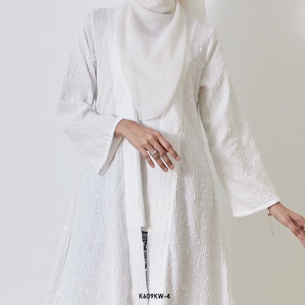 Kebaya Wilda 2.0 in White (K609KW-4) - Image 2