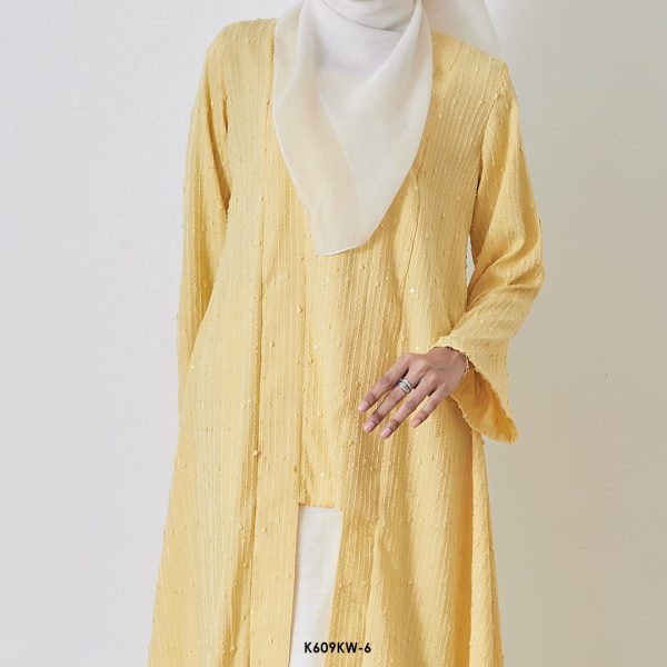 Kebaya Wilda 2.0 in Soft Yellow (K609KW-6) - Image 2