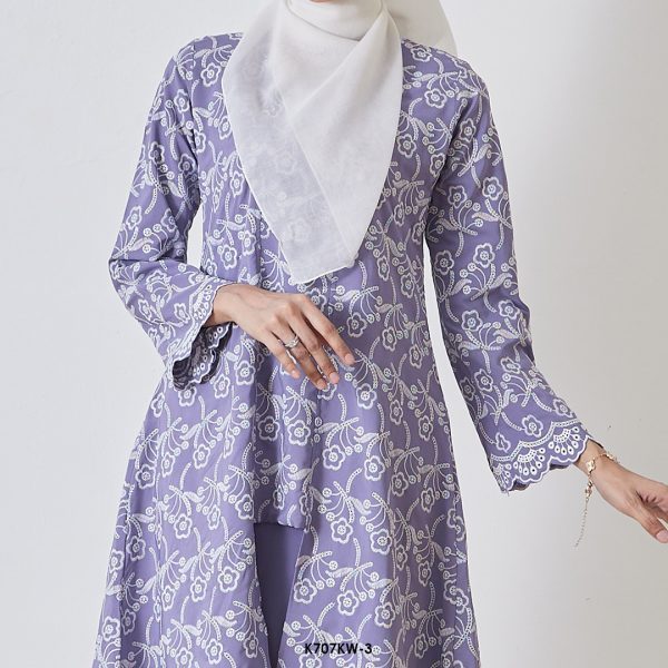 Kebaya Wilda Sulam in Heather Purple (K707KW-3) - Image 2