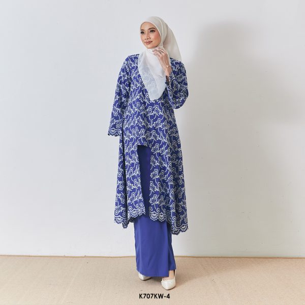 Kebaya Wilda Sulam in Navy Blue (K707KW-4)