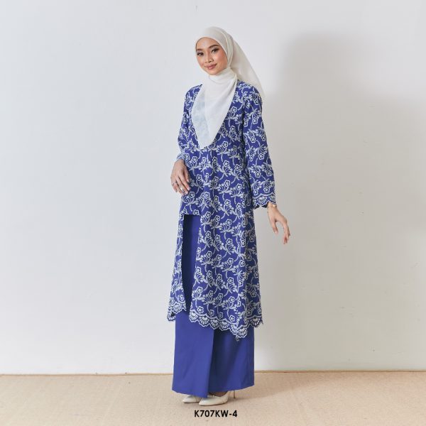 Kebaya Wilda Sulam in Navy Blue (K707KW-4) - Image 3