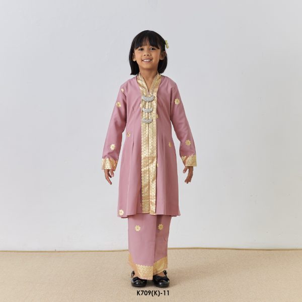 Kebarung Kalthom Glitter Kids in Dusty Pink (K709(K)-11)