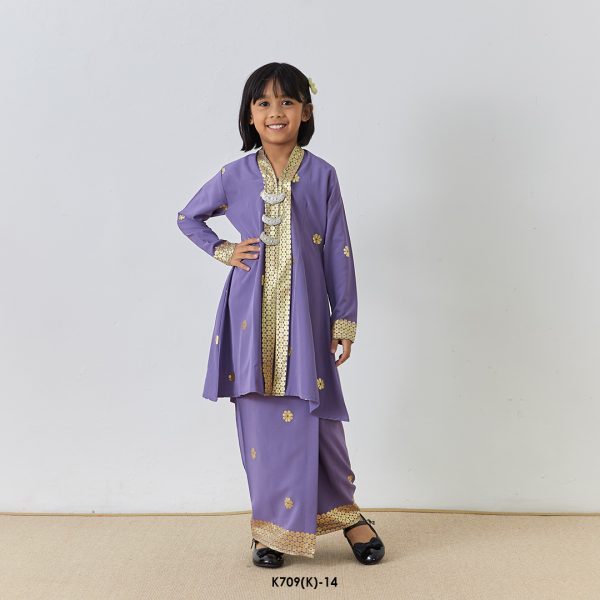 Kebarung Kalthom Glitter Kids in Iris Purple (K709(K)-14) - Image 3