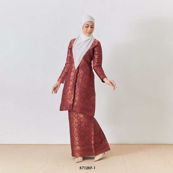 Kebarung Fateema in Maroon (K712KF-1) - Image 3