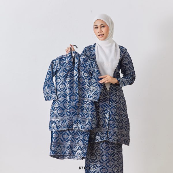 Kebarung Fateema Kids in Dark Blue (K713(K)-1)