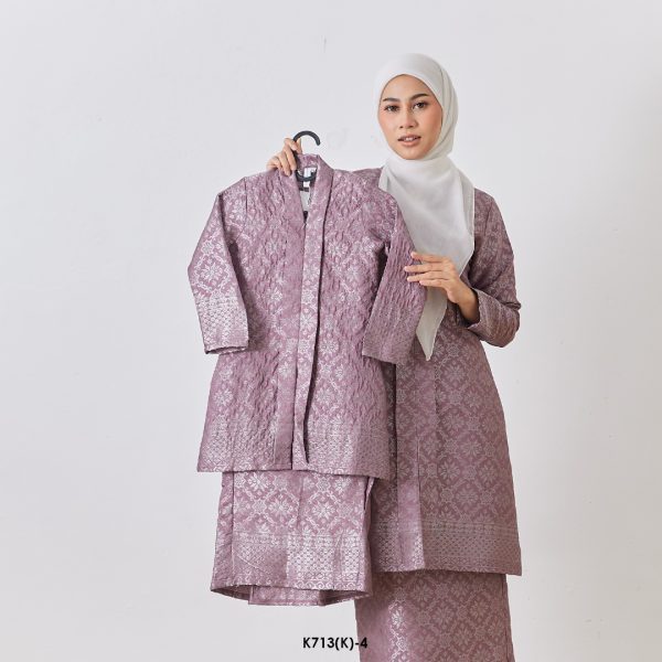 Kebarung Fateema Kids in Mauve Orchid (K713(K)-4)