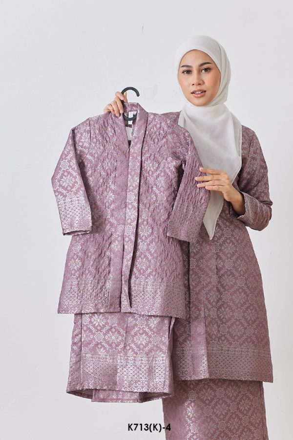 Kebarung Fateema Kids in Mauve Orchid (K713(K)-4)