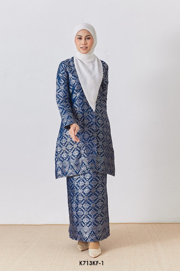 Kebarung Fateema in Dark Blue (K713KF-1)