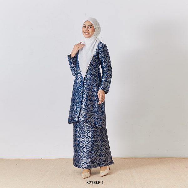 Kebarung Fateema in Dark Blue (K713KF-1) - Image 3