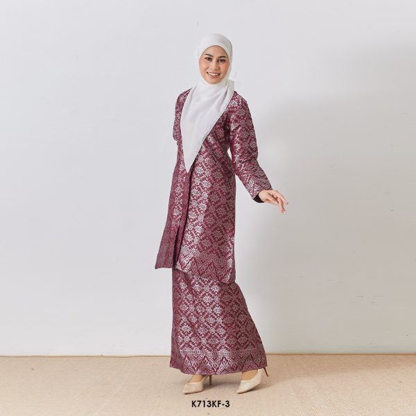 Kebarung Fateema in Burgundy (K713KF-3) - Image 3