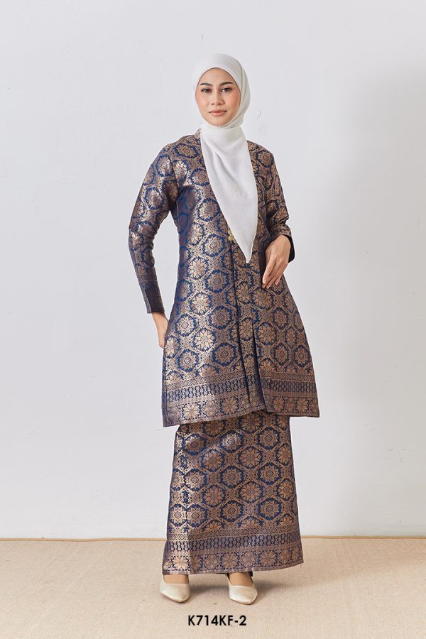 Kebarung Fateema in Dark Blue (K714KF-2)