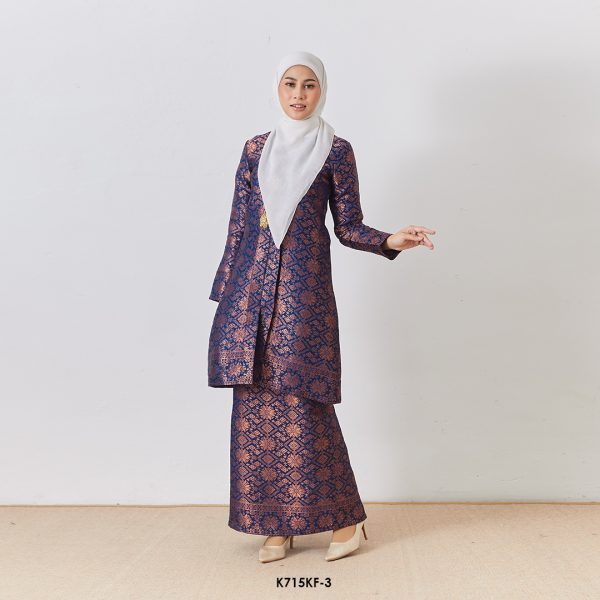 Kebarung Fateema in Dark Blue (K715KF-3)