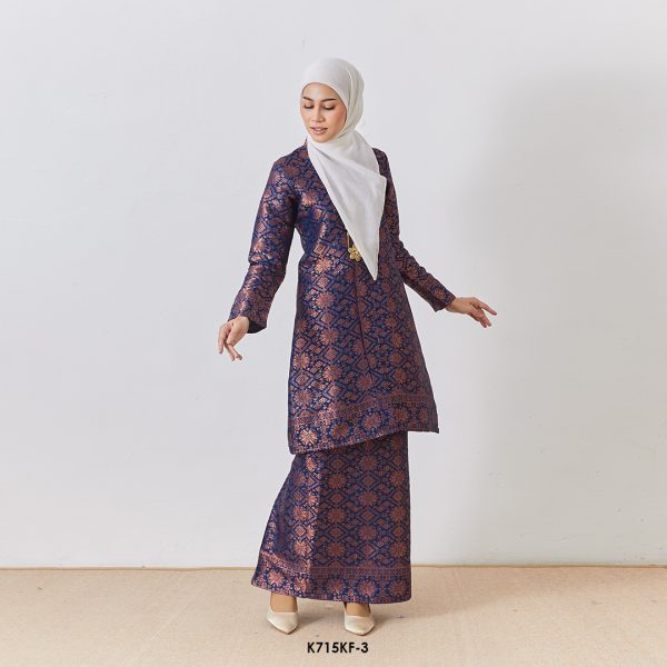 Kebarung Fateema in Dark Blue (K715KF-3) - Image 3