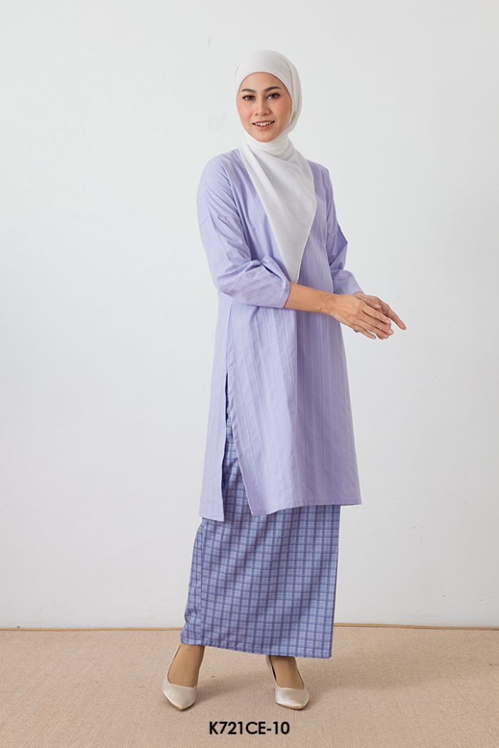 Cassie Kurung in Lilac (K721CE-10)