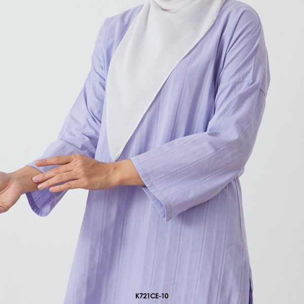 Cassie Kurung in Lilac (K721CE-10) - Image 2