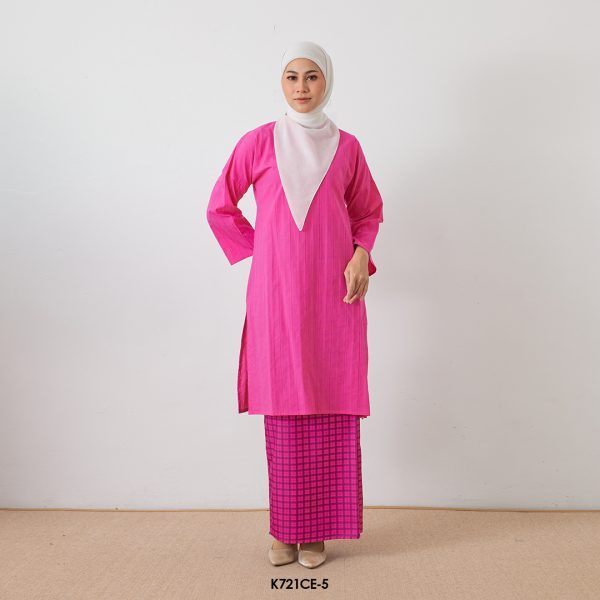 Cassie Kurung in Hot Pink (K721CE-5)