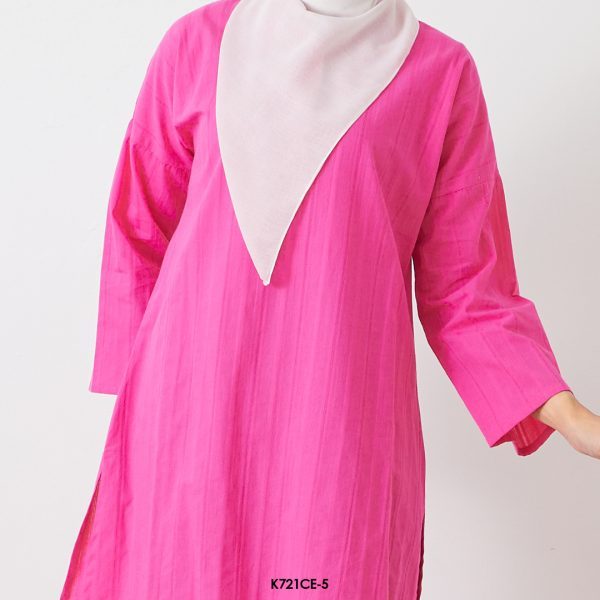 Cassie Kurung in Hot Pink (K721CE-5) - Image 2