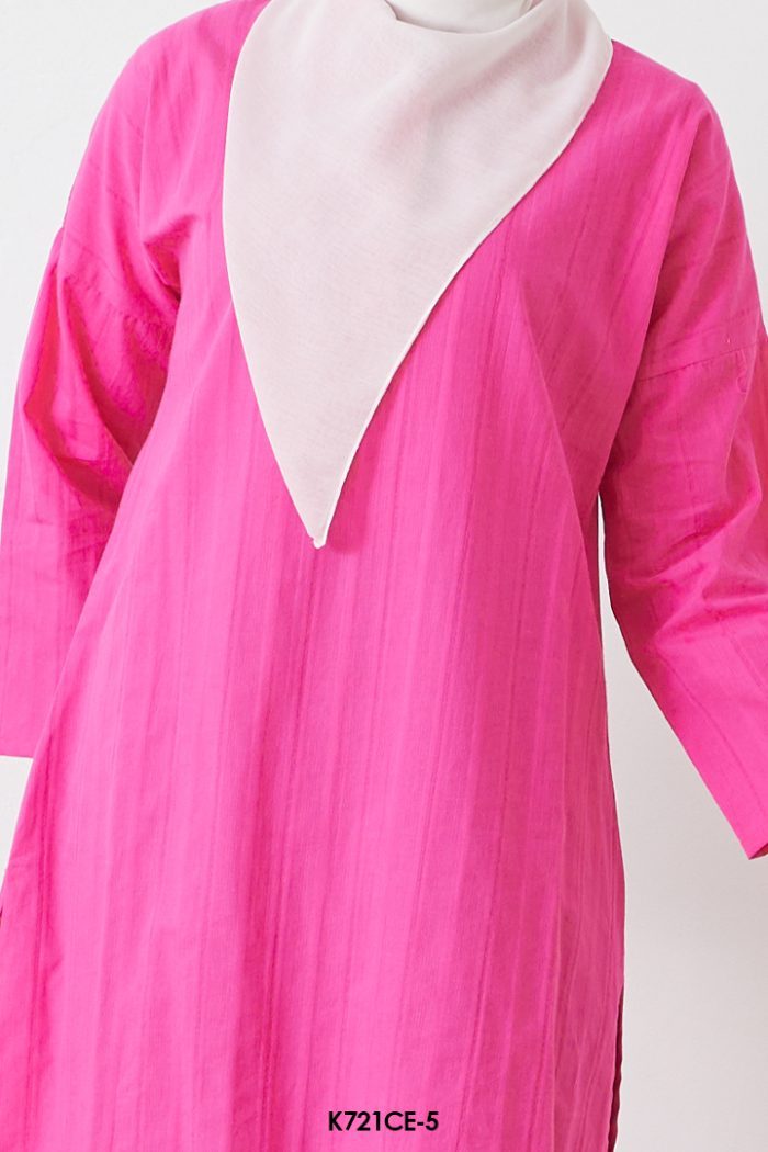 Cassie Kurung in Hot Pink (K721CE-5)