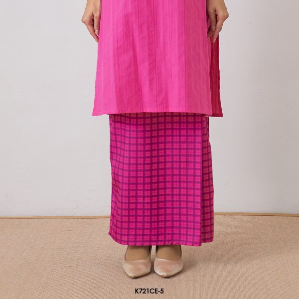 Cassie Kurung in Hot Pink (K721CE-5) - Image 4