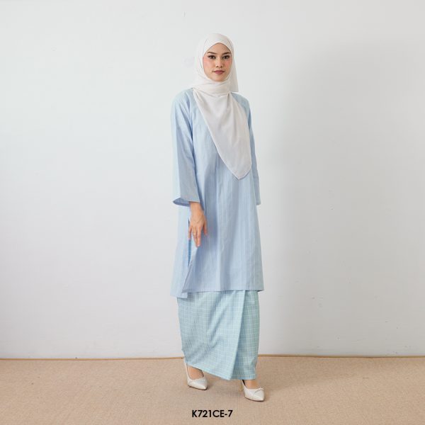 Cassie Kurung in Baby Blue (K721CE-7) - Image 3