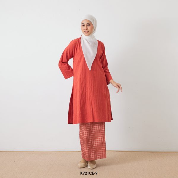 Cassie Kurung in Red (K721CE-9)