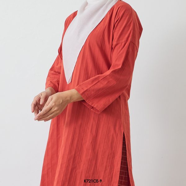 Cassie Kurung in Red (K721CE-9) - Image 2