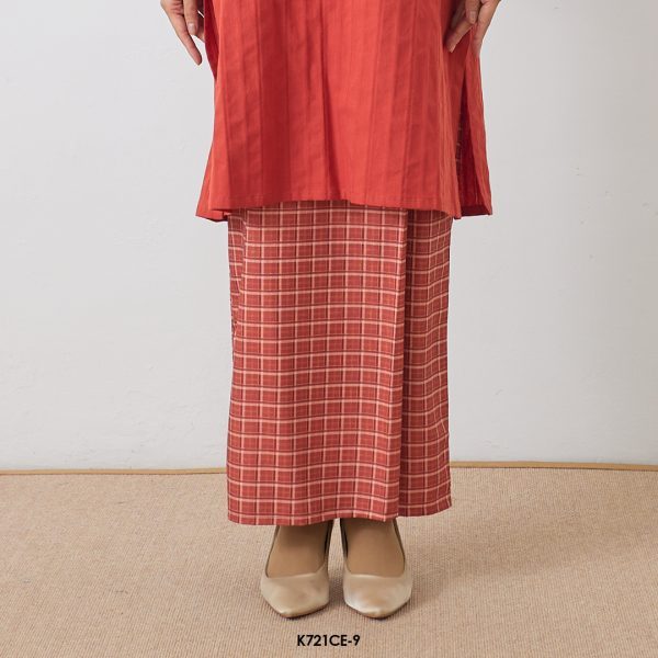 Cassie Kurung in Red (K721CE-9) - Image 4