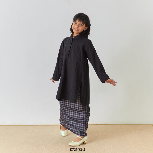 Cassie Kurung Kids in Black (K721(K)-2) - Image 3